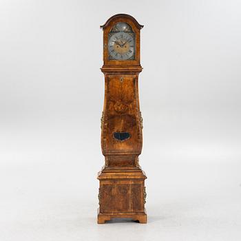 A German late Baroque longcase clock, first part of the 18th century.