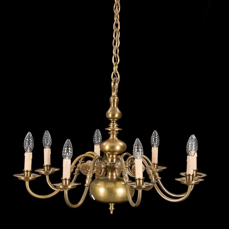 TAKLAMPA, barockstil. 1900-talets mitt.