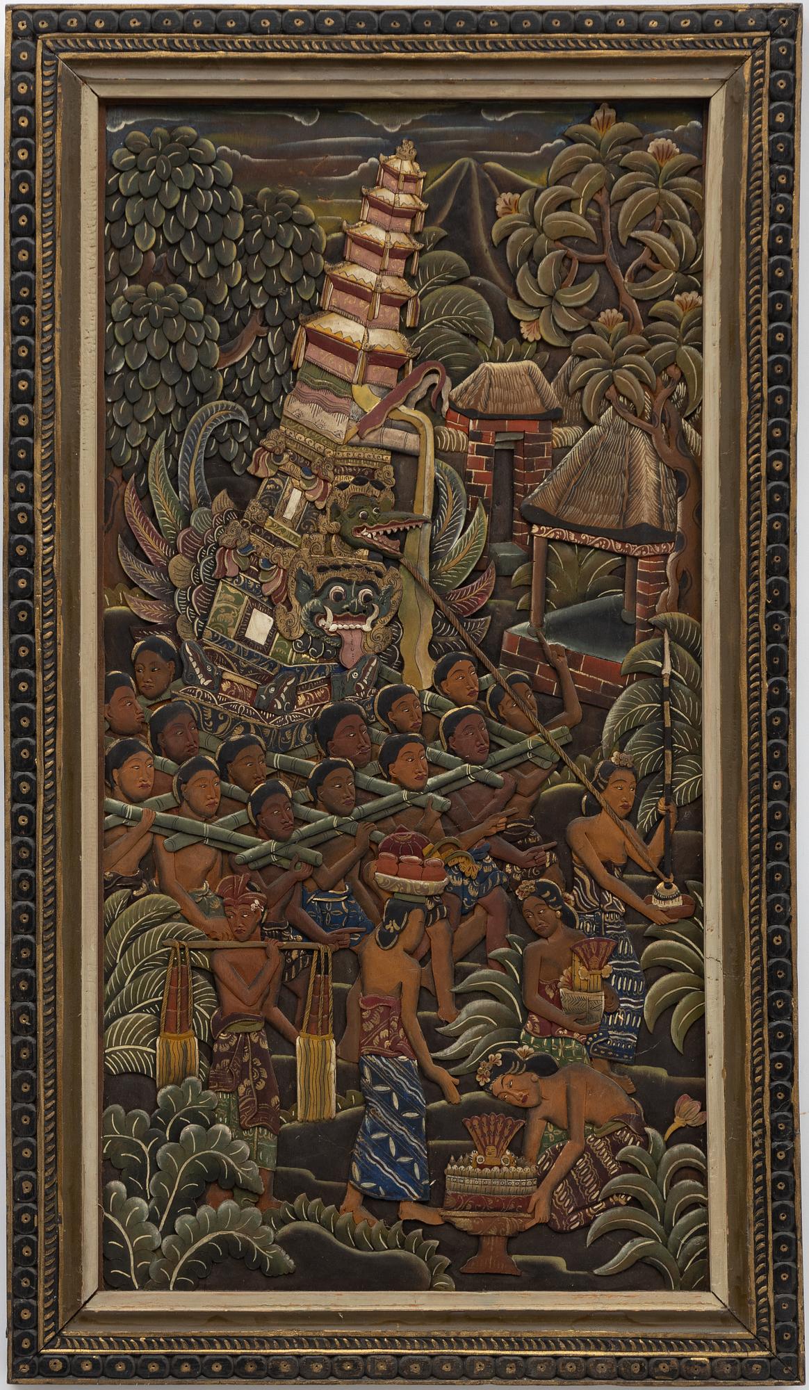 A relief, Indonesia, 20th Century.