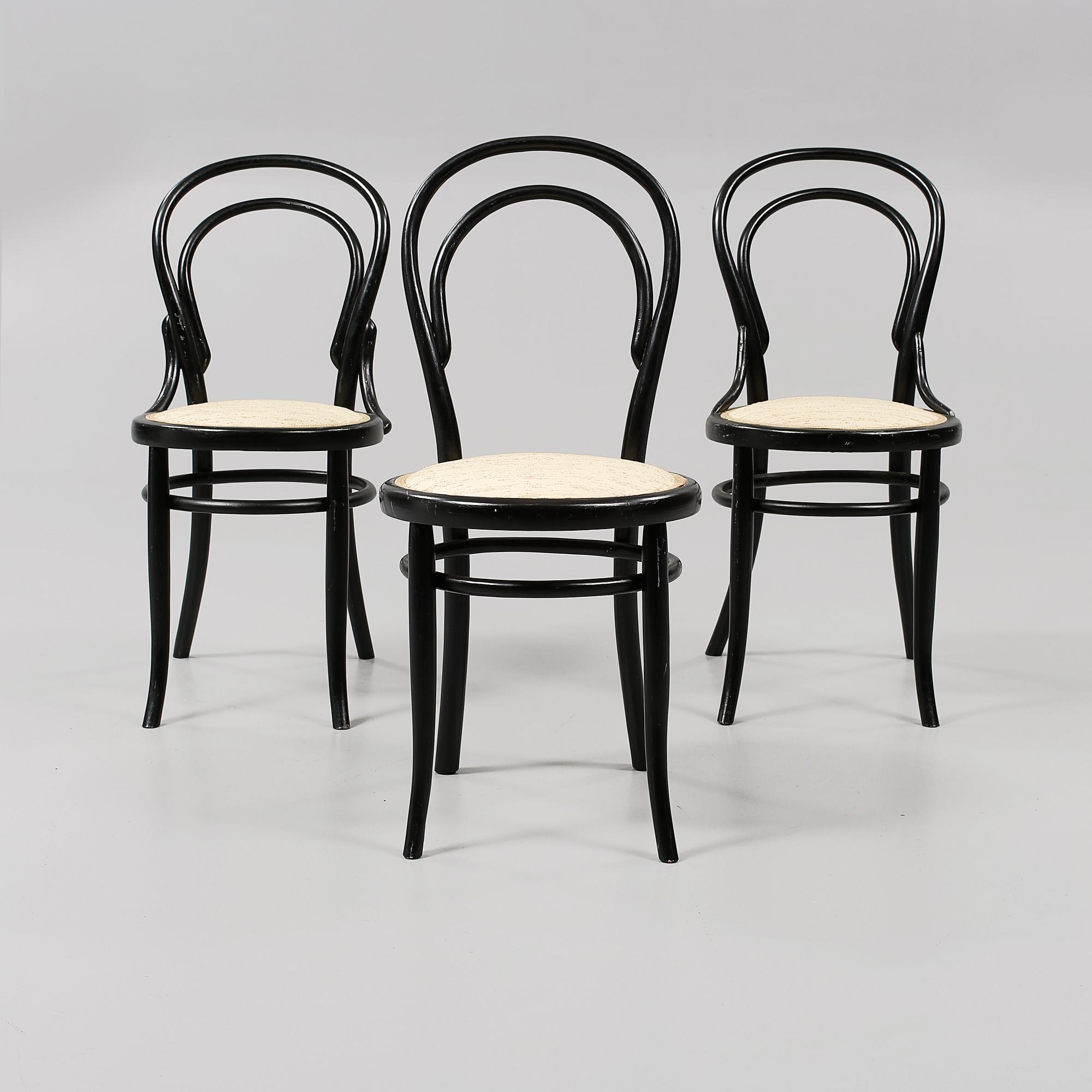STOLAR, 3 st, Thonetmodell, 1900-talets början.