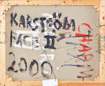 MAURITZ KARSTRÖM, olja på duk, signerad och daterad á tergo 2000.