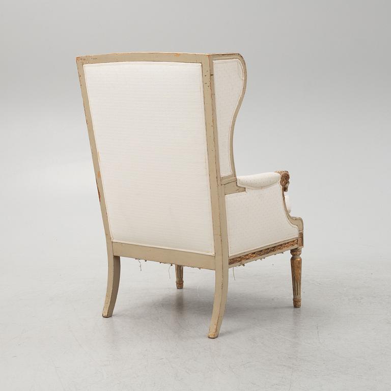 Fåtölj, Louis XVI-stil 1800-talets andra hälft.