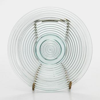 Aino Aalto, glass model 4059 and a plate 4147, for Karhula Glassworks, in production 1937-1938.