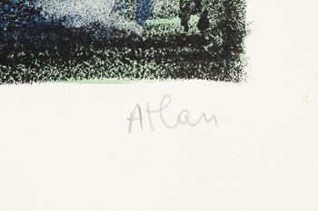 Jean-Michel Atlan, color lithograph, signed and numbered 23/100.