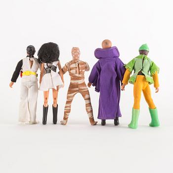 ACTIONFIGURER, 11 stycken, Mego, 1970-tal.