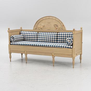 Sofa, late 18th-century Gustavian style.