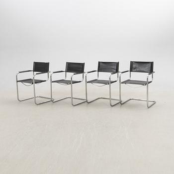 Armchairs, 4 pcs, Italy, second half of the 20th century.