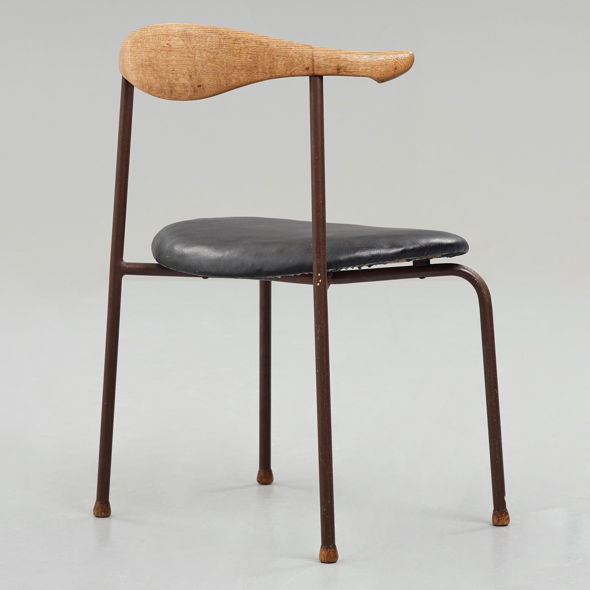 HANS J WEGNER, stol, prototyp av modell "H55", Fritz Hansen, Danmark 1955.