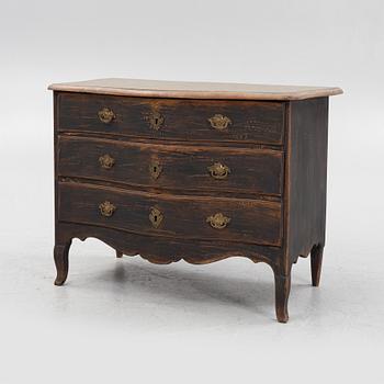 A late Baroque chest of drawers, 18th century.