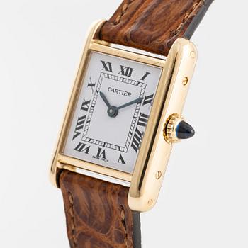 Cartier, Tank, Paris, wristwatch, 20,5, x 20 (28) mm.