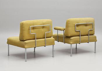 FÅTÖLJER, 2 st, "Easy Chair", Poul Östergaard, France & Son, Danmark, 1960-tal.