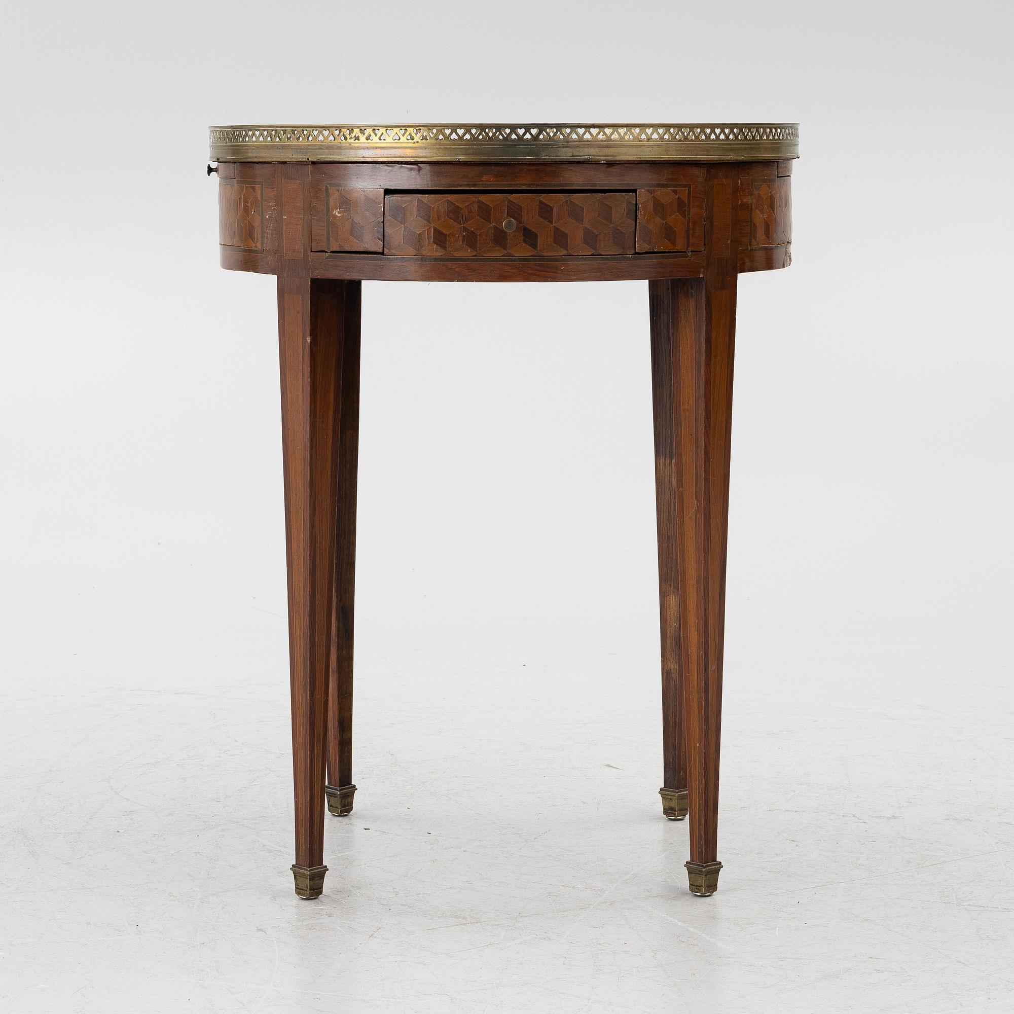 Salon table, Louis XVI style, circa 1900.