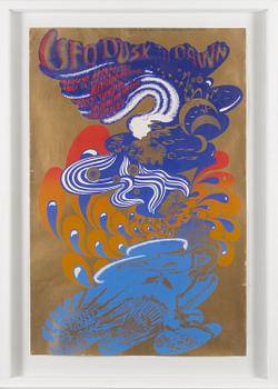 Concert poster, offset print, 1960s.