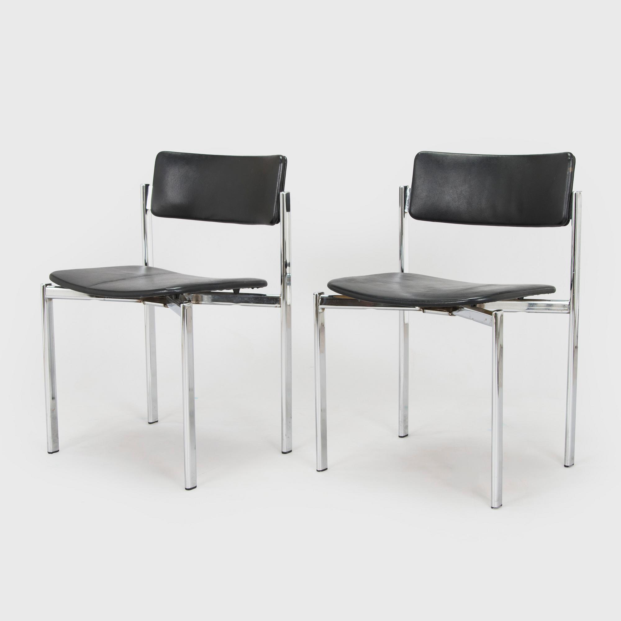 Ilmari Tapiovaara, A set of 6 chairs "Kiki" for Asko, Finland late 20th century.