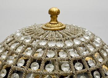 TAKLAMPA, 1900/2000-tal, höjd ca 22 cm.
