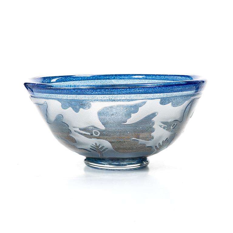 Bertil Vallien, a bowl, Boda Ateljé.