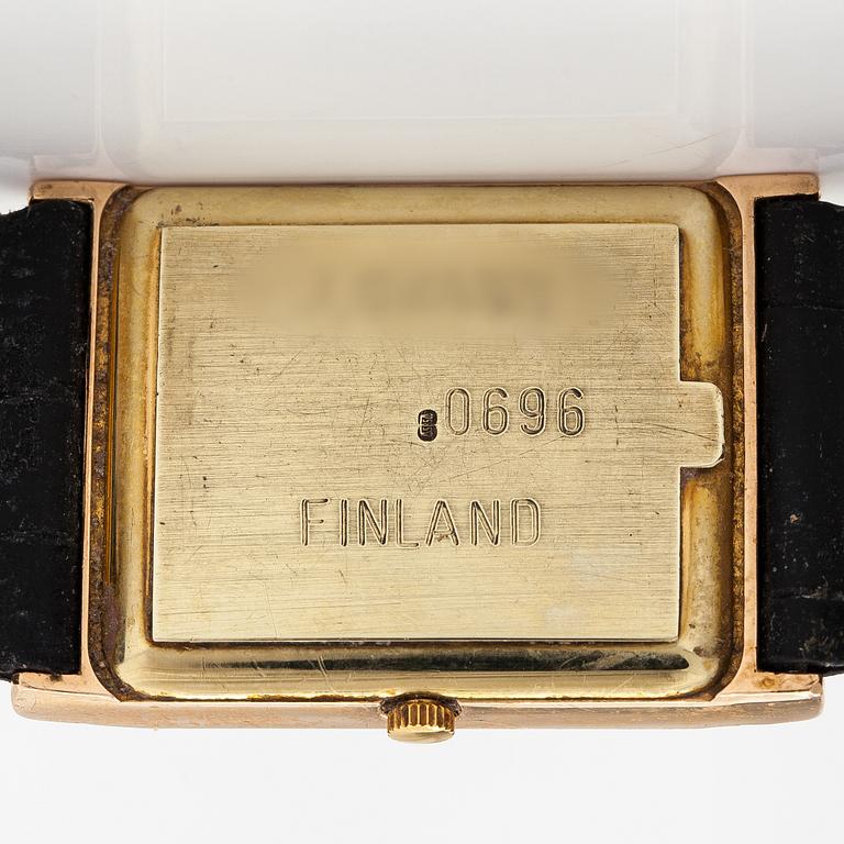 Björn Weckström, Rannekello "El dorado", 25 x 36 mm.
