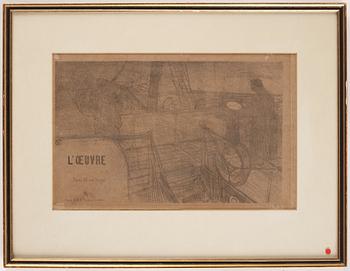 Henri de Toulouse-Lautrec, Programblad för Théâtre de L'Oeuvre.