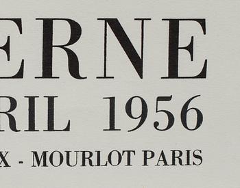 NICOLAS DE STAËL, affisch, Mourlot 1956.