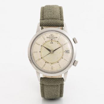 Jaeger-LeCoultre, Memovox, wristwatch, 37 mm.