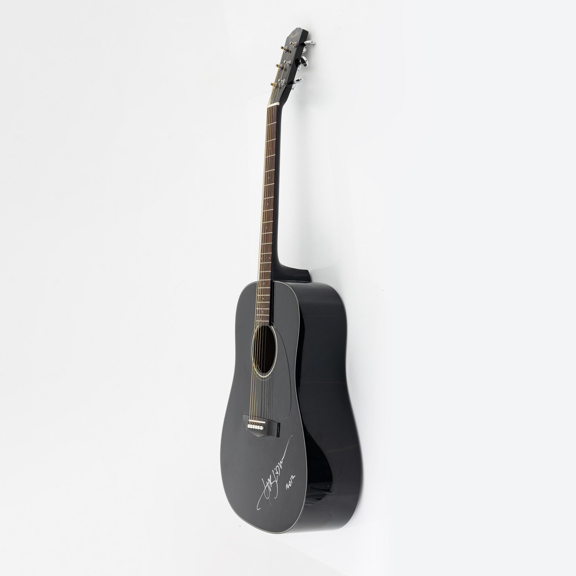 Fender "CD-60", akustisk gitarr, signerad av Tomas Ledin, 2000-tal.