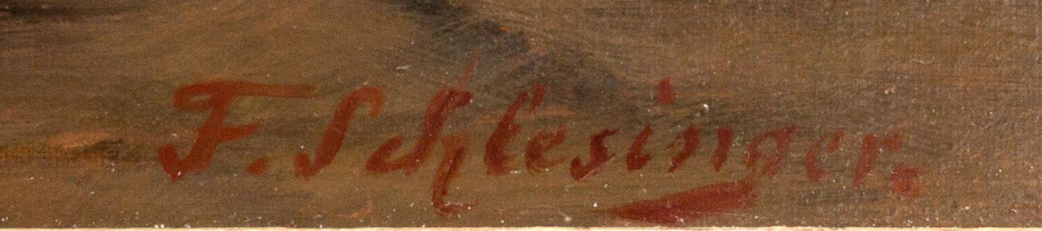 FELIX SCHLESINGER, oil on canvas, signed.