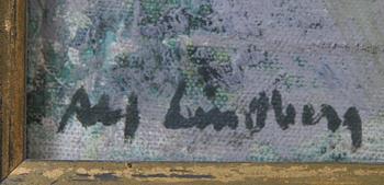 ALF LINDBERG, olja på duk, sign.