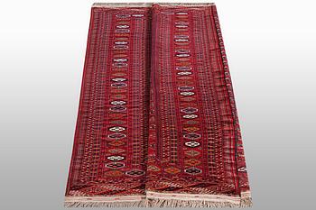 A carpet, semi.antique Tekke, ca 330 x 250 cm.