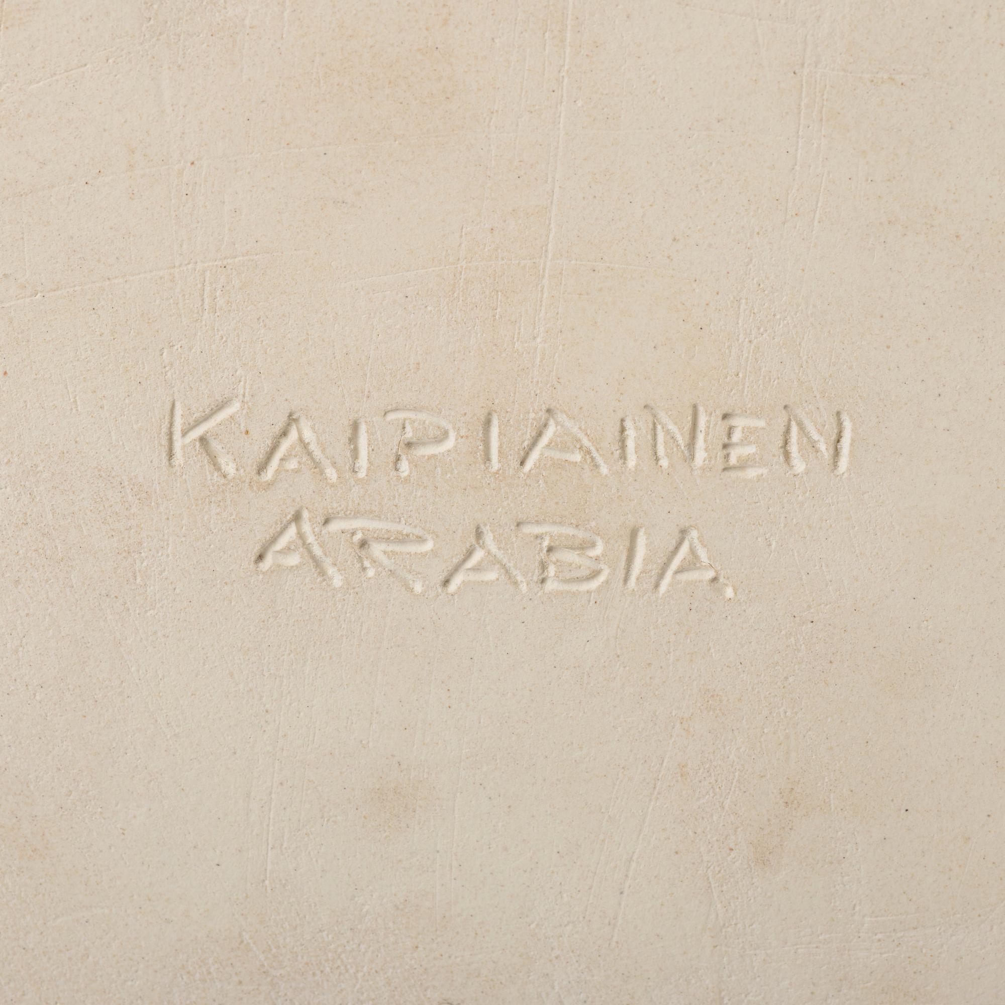 Birger Kaipiainen, a stoneware dish, Arabia, Finland.