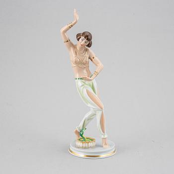 GUSTAV OPPEL, figurin, porslin, art déco, Rosenthal, 1930-tal.