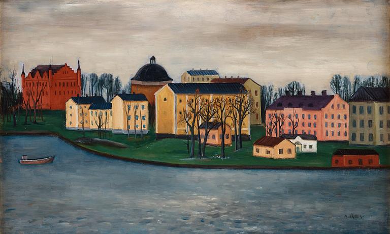 Alexander Roos, "Kastellholmen" (View from Stockholm).