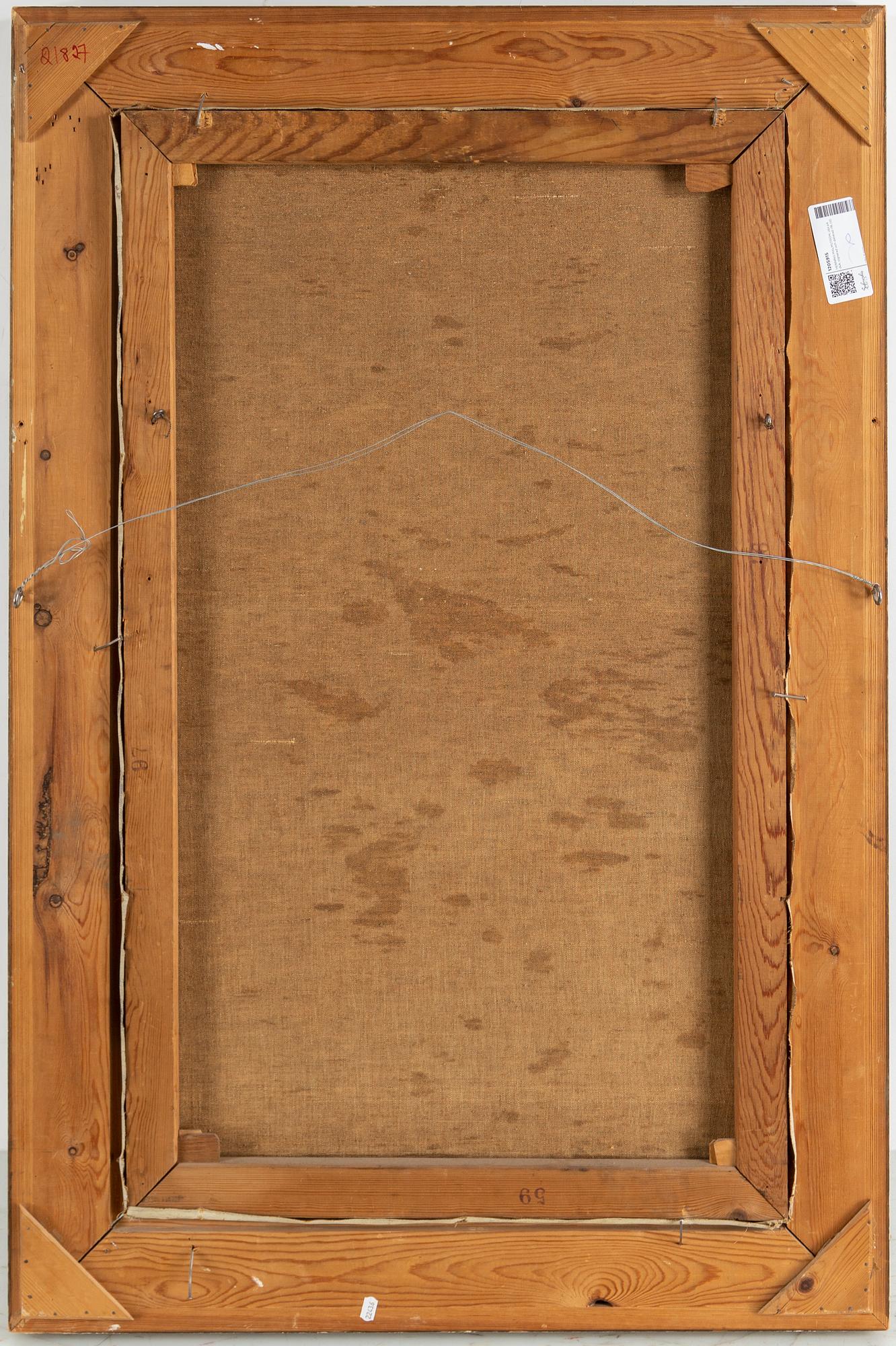 HENNING MALMSTRÖM, oil on canvas, signed and dated -18.