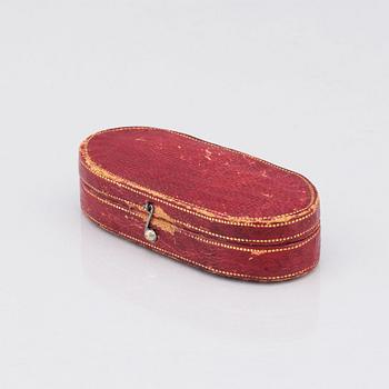 A French 18 K gold box, assay master Jean-François Kalendrin, Paris 1789-1791.