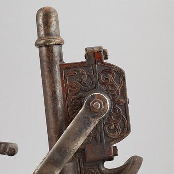 Two wine bottle openers, one Eskilstuna, circa 1900.