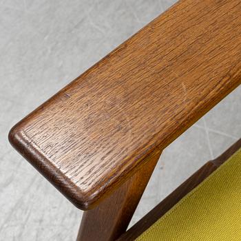 A GE-290A lounge chair by Hans J Wegner, for Getama, designed 1953.
