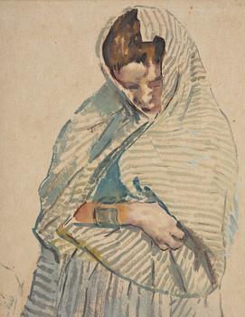 Erich Wolfsfeld, Child and goat.