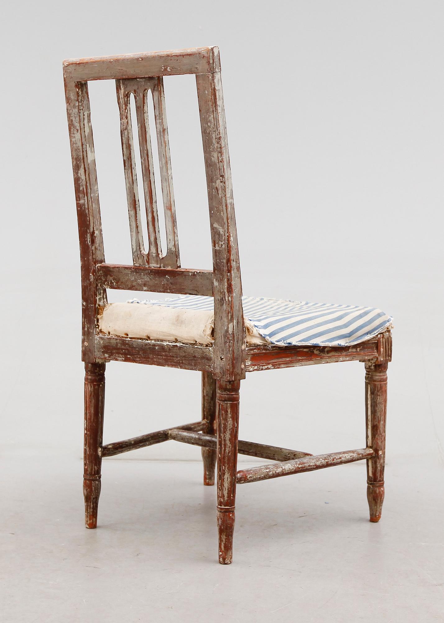 STOL, gustaviansk, 1700-talets andra hälft.