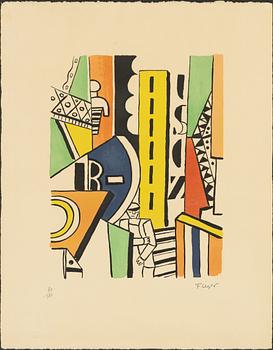 Fernand Léger, after, "L'Homme dans la Ville" from "La Ville".