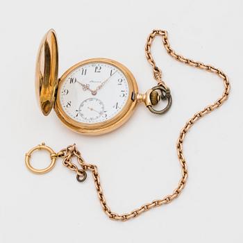 ORION, pocket watch, 51 mm, hunter case,