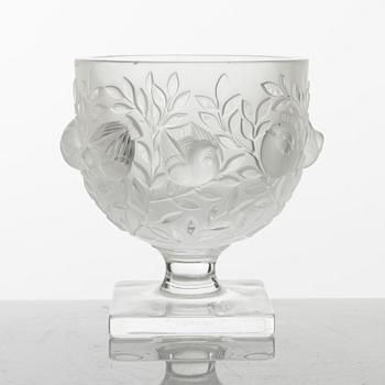 Marc Lalique, skål på fot, "Elisabeth", Lalique, Frankrike.