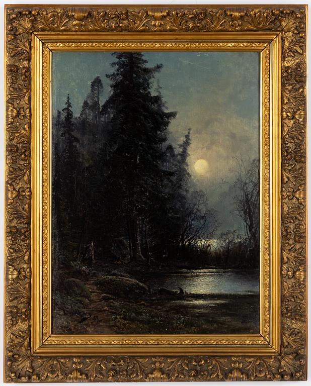 Johan Kindborg, Moonlight Landscape.