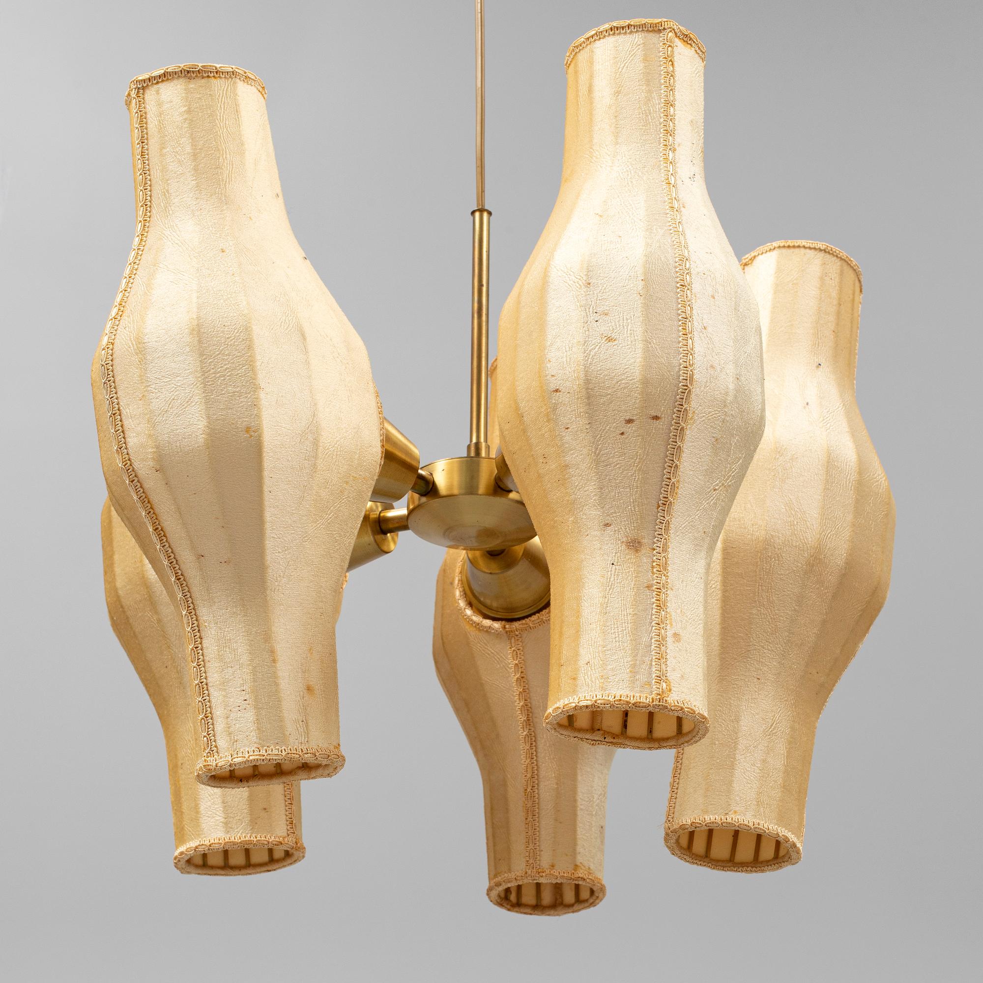 HANS BERGSTRÖM, attributed to. A 1950's/60's ceiling light.