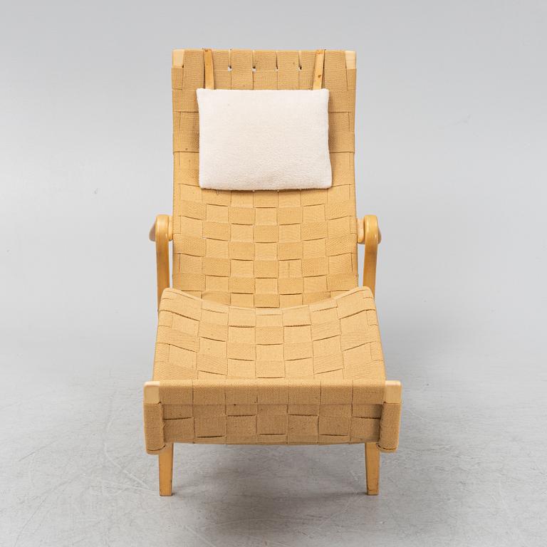 Bruno Mathsson, a 'Pernilla' armchair, Firma Karl Mathson, Värnamo, dated 1964.