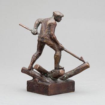 PER NILSSON ÖST, skulptur, brons, monogramsignerad.