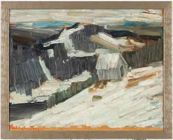 Kalle Hedberg, Mountain Landscape with Pasture.