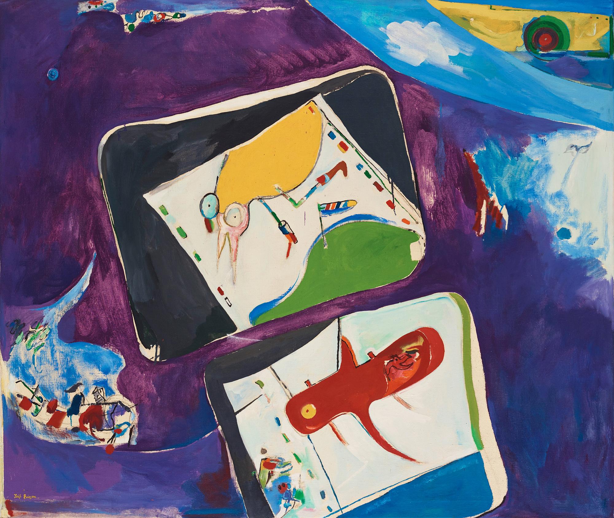 Leif Ericson, "Två filmrutor".