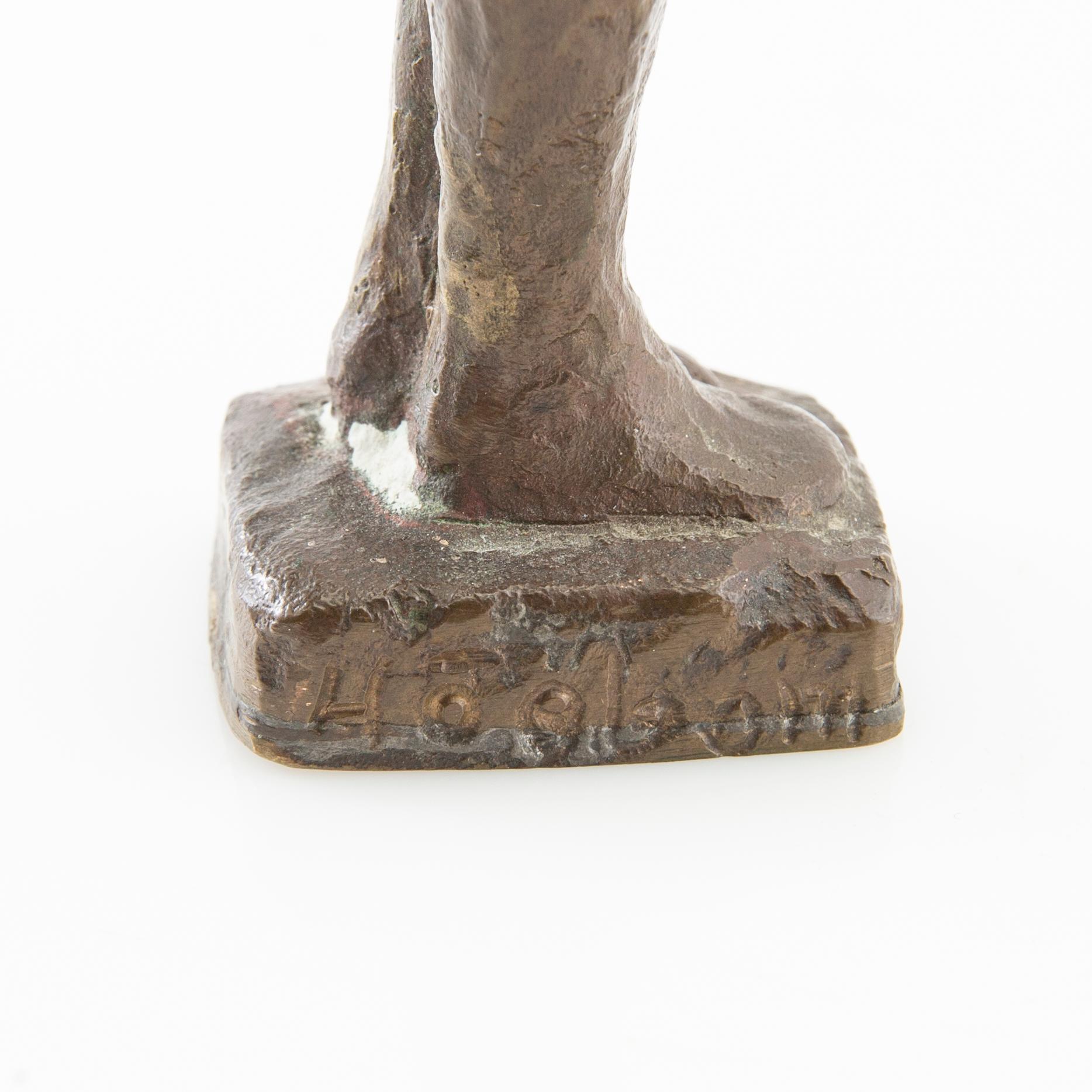 Helge Högbom, sculpture Nude model.