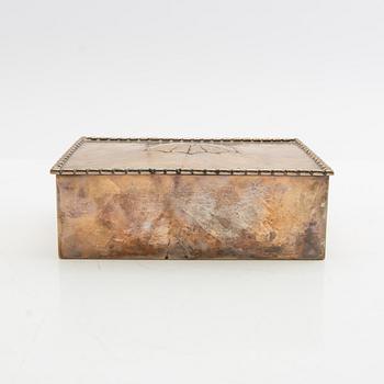 Georg Jensen, cigarette case, silver, 1915-19.
