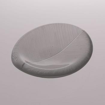 A model 3337 glass bowl signed Tapio Wirkkala Iittala -55.