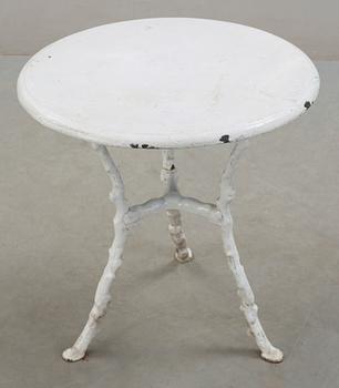 TRÄDGÅRDSBORD, gjutjärn, omkring år 1900.